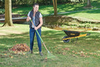 AMES 20201033 Steel Tine Leaf Rake with Hardwood/Steel Handle, 22 Tines