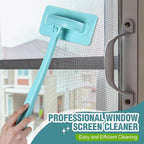 Mesh Screen Cleaner, Detachable Window Cleaning Brush, Dry and Wet Dual Use Tool with Screen Washing Equipment, Perfect for Easy and Efficient Window Cleaner Tool Maintenance(5 Pack)