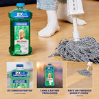 Mr. Clean All Purpose Cleaner, Floor Cleaner for Mopping Home, Bathroom, & Kitchen, Cleaning Liquid for Mop & Bucket, Cleaning Supplies, Dilutable, Meadows & Rain, 41oz (Pack of 4)