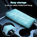 JOYMOOP Microfiber Towels for Cars, 2 Pack 63" x 29.5" Car Drying Towel, Blue Reusable Car Towel, Quick Drying Car Microfiber Cleaning Cloth for RVs, SUVs, Trucks