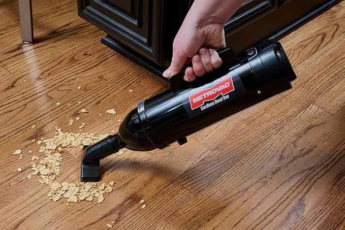 METROVAC CHV-B4 Cordless Hand Vac – Powerful, Portable, Vacuum Cleaner for Home, Auto Shop, Car, and Pet Hair – Premium Handheld Vacuum - Black