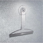 8" Clear Plastic Suction Squeegee Shower Window Cleaner