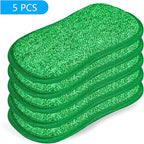 Kitchen Dish Sponge Scrubber Non Scratch, Dishcloth No Odor Reusable Washable Multipurpose Scrub Pads Sponges Heavy Duty for Dawn Dish Soap Cleaning of Sink Pans