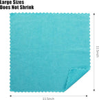 MOONQUEEN 12 Pack Microfiber Cleaning Cloth - Reusable Cleaning Rag, Fast Drying Cleaning Towels,12"X12", Green/Blue/Yellow/Pink