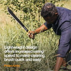 Fiskars Machete Saw, Gifts for Dad, Tempered Steel Blade and Lanyard, 18", Black