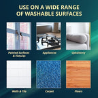 EvaClean PurClean All Purpose Cleaner – Ready to Use, 2-Pack Spray Bottles 32 FL Oz. Each, Biodegradable Degreaser, For Hospitals, Hotels, Schools, Daily Use, Mop, Spray, Wash, Lemon Scent