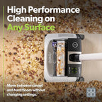 Gtech AirRAM Platinum Cordless Vacuum Cleaner - Includes Anti-Hair Wrap Brush Bar - Perfect for Carpet and Hardwood Floors - Rechargeable 22v Li-ion Battery - Lightweight (7 lbs.)