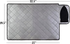 Handy Laundry Magnetic Ironing Mat, Change Any Flat Surface into an Ironing Board, Silicone Slip Resistant Iron Rest to Safely Place Your Hot Iron, Easy to Take Along When Traveling, (19 x 28 Inches)