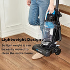 Eureka NEU10AE5 Powerful Bagless Upright Vacuum Cleaner Carpet and Floor, AirSpeed Ultra-Lightweight Vacuum Cleaner, w/ Replacement Filter, Blue