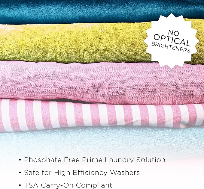 Washeze Detergent Sheets (60 loads of laundry) Unscented Laundry Sheets Convenient For Traveling Best Value LiquidlessTechnology- No Plastic Jugs