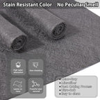 XANGNIER Thickened Magic Cleaning Cloth,8 Pcs Lint Free Cloth,Reusable Microfiber Cleaning Rag for Windows,Mirror,Glass,Car,Gray