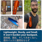 NACETURE Ultralight Backpacking Trowel Aluminum Shovel Small Potty Multitool with Longer Handle Design Essential for Hiking, Camping and Survival Bags (Green)