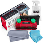 Tyroler Magnetic Window Cleaner Tool | The Glider D4 Window Cleaning Tool Fits Windows 0.1"-1.6" Thick | All-in-One Window Cleaning Kit | Magnetic Glass Cleaner Tool | Magnet Window Cleaner Tool