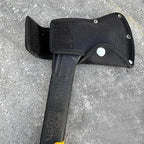 Axe Blade Cover Sheath 6.1''x4.1'' for 1-1/4lb Axe, Hatchet Head Holster with Double Snap Closure, Protective Nylon Case for Outdoor Hiking Work Camping Blade Protection, Fits Small Axes