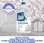 Quick Shine Multi Surface Floor Cleaner 64oz, Ready to Use-Streak Free-No Rinse, Use on Hardwood, Laminate, Luxury Vinyl Plank & Stone, Use in Spray Mops & Vac Mops, Safer Choice Cleaner