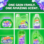 Gain Liquid Fabric Softener (Fabric Conditioner), Relax, 127 fl oz, 188 Loads