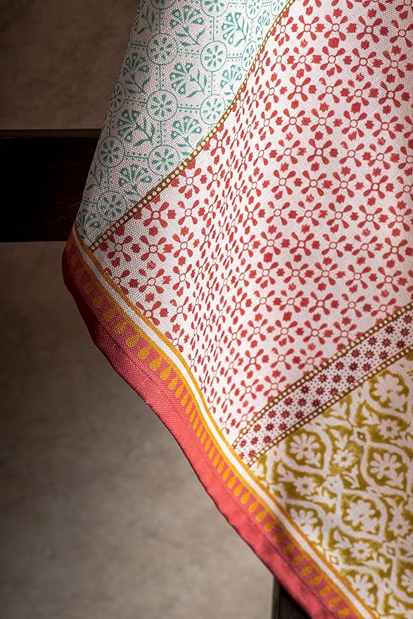 Maison d' Hermine Kitchen Towels Set of 3 100% Cotton 27.50" x 20" Reusable Cloth Tea Dish Towels Absorbent with Hanging Loop for Kitchen, Home, Dining, Cocktail Parties Spring/Summer (Provence)