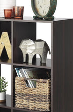 Whitmor 12 Cube Storage Organizer, 4 Tier Stackable Mdf Wood Bookcase, Open Storage Display Bookshelf, Storage Cabinet for Living Room, Bedroom, Home, Office, 35.1"L x 11.7"W x 47.5"H, Black