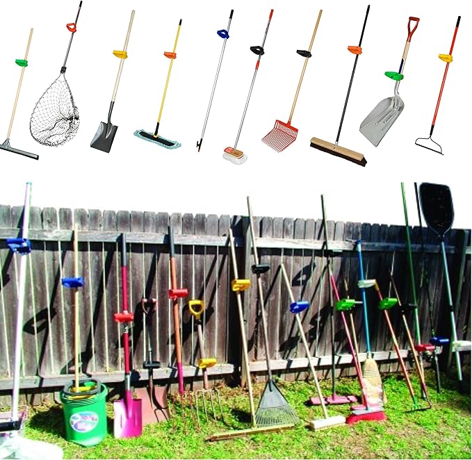 Back-Saving Tool Handle Attachment, EVR-Grip Upgrade, Labor-Saving Ergonomic Shovel Add-on Handle Green