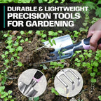 2WAYZ - Garden Tool Set - Heavy Duty 3-Piece Gardening Kit - Aluminum Alloy Spade Shovel, Transplant Hand Trowel, and Cultivator Rake - Ergonomic Non-Slip Rubber Grip - Ideal Garden Tools Gift