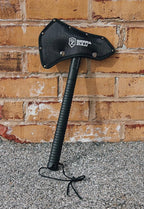Sierra Zulu Camping Axe - Tactical Survival Hatchet with Bearded Axe Head, Nylon Sheath & Glass Fiber Handle - Full Tang Outdoor Bushcraft Tool for Camping, Hiking, and Chopping Tasks