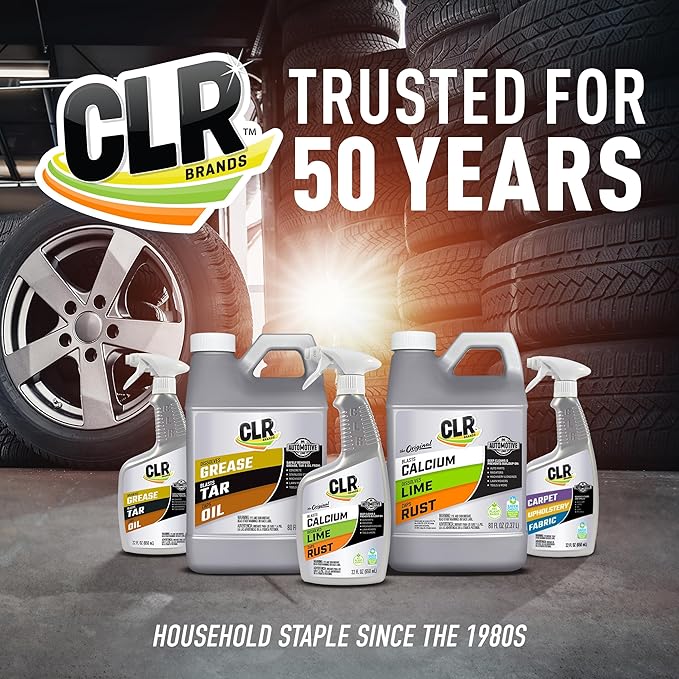 CLR Brands Automotive Carpet, Upholstery & Fabric Cleaner, 22 oz. Spray Bottle, Fast-Acting Stain Remover, Cleans Mud, Coffee, Ink, Blood and More, Automotive Carpet and Upholstery Cleaner