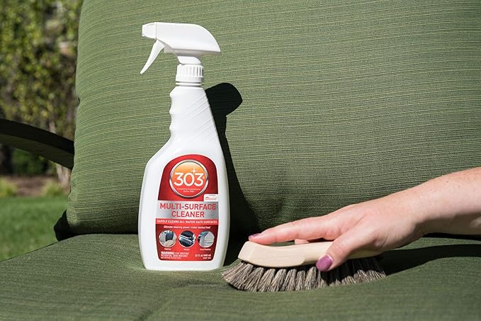 303 Products Multi-Surface Cleaner - Safely Cleans All Water Safe Surfaces - Ultimate Cleaning Power - Rinses Residue Free - Recommended By Sunbrella, 32 fl. oz. (30207)