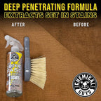 Chemical Guys Lightning Fast Carpet and Upholstery Stain Extractor - Carpet Cleaner, Safe for Fabric, Upholstery, Cars, Home, Office, Furniture, and More, Fresh Scent - 128 oz