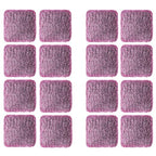 16-Pack Individually Wrapped Red Stainless Steel Soap Pads | Reusable Steel Wool Soap Pads for Pots & Pans | Heavy-Duty Scouring Pad Metal Scrubber