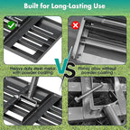 Lawn Leveling Rake,30x10 Inch Ground Plate,58 Inch Adjustable Long Handle Yard Level Tool with Curved Edge,Heavy Duty Large Landscaping Lawn Leveler for Grass, Golf Field, Soil Sand Dirt Spreader