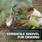 2wayz | Garden Shovel - 32.2 x 6.9 in - Heavy Duty Stainless Steel Edging & Digging Spade for Gardening, Landscaping, Tree Planting, Farming, and Yard Work - Durable Farmer & Gardener Tool