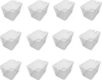 YBM HOME Kitchen Pantry Organizer Wire Baskets for Shelves, Cabinets, Pantry, Countertop, Mesh Open Storage Bin Metal Basket for Organizing Food Supplies, 12 Pack, 15x12x11.5