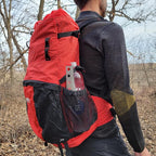 Ultralight Backpacking Trowel, 0.48 oz (13.5g) Red