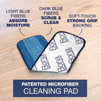 Bona Premium Motion Multi-Surface Floor Spray Mop - Includes Multi-Surface Floor Cleaning Solution and Machine Washable Microfiber Cleaning Pad - for Stone, Tile, Laminate, and Vinyl Floors