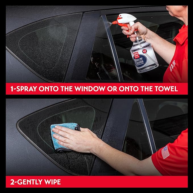 Griot's Garage Window Cleaner, Cleaning Spray for Automotive Windows, Mirrors, Shower Doors, and More, 11101, One Gallon