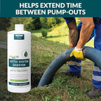 Unique Septic System Digester - 4 Monthly Live Bacteria Septic Tank Treatments - Prevents Back-Ups, Clogs and Odors (32 oz)