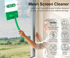 MyLifeUNIT Mesh Screen Cleaner, Detachable Window Screen Cleaning Brush Washing Tool, Windows Screen Cleaner with Wet and Dry Dual-Use