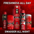 Old Spice Body Wash for Men, Refreshing 3X Defense, 24/7 Shower Fresh with Long Lasting Scent, Red Collection, Swagger with Cedarwood Scent, 33.4 oz (Pack of 4)