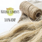 The Beadsmith 100% Hemp Cord – 3 Spools in Black, Brown & Natural – 1mm, 29.5 Foot Each, 20LB Test Strength