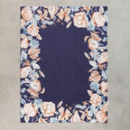 Maison d' Hermine Kitchen Towels Set of 3 100% Cotton 27.50" x 20" Reusable Cloth Tea Dish Towels Absorbent with Hanging Loop for Kitchen, Home, Dining, Cocktail Parties (Pumpkin Blues)
