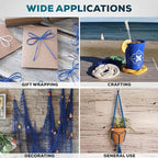 Mason Line String Twisted Twine for Bricklaying, Fencing, Gardening & DIY, 393ft Rolls (Orange, Pink, White, Green) & 262ft Rolls (Set 3 roll and Handle) – 1.3mm Thick Construction Twine