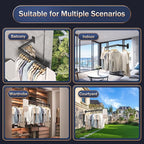 Wall Mounted Clothes Drying Rack, Collapsible Laundry Drying Rack, Retractable Foldable Drying Rack Clothing for Hanging Clothes