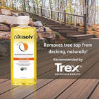 Citra Solv Concentrated Cleaner & Degreaser, Deodorizer, Paint & Adhesive Remover, for Home and Outdoor, Natural Orange Oil, Safe, Valencia Orange - 32 Fl Oz (2-Pack)