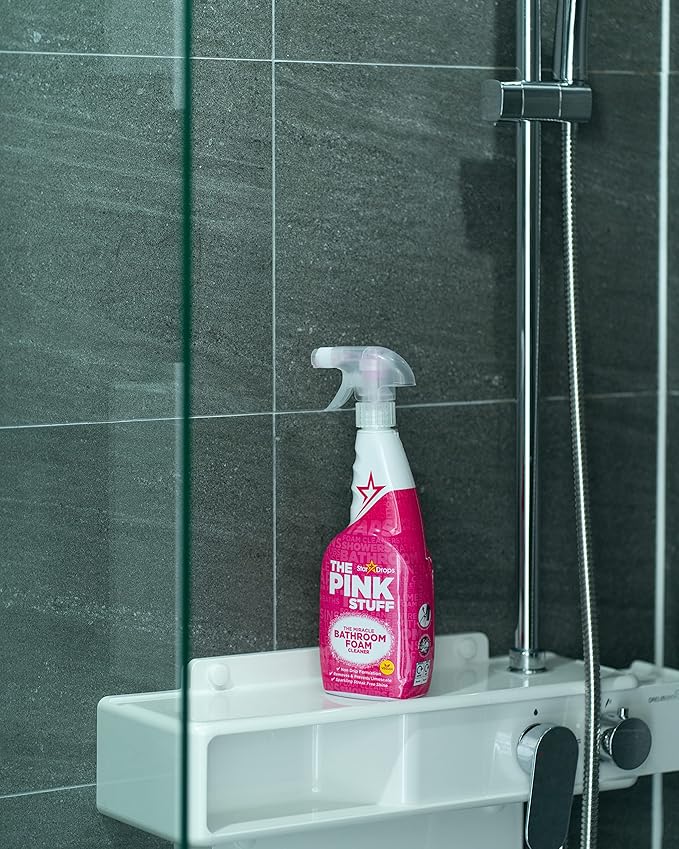 Stardrops - The Pink Stuff - The Miracle Cleaning Paste, Multi-Purpose Spray, And Bathroom Foam 3-Pack Bundle
