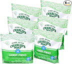 Charlie's Soap - Unscented Laundry Powder 50 Loads (Six 50-load Bags, 300 Total Loads)