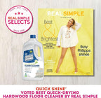 Quick Shine Multi Surface Floor Cleaner 64oz, Ready to Use-Streak Free-No Rinse, Use on Hardwood, Laminate, Luxury Vinyl Plank & Stone, Use in Spray Mops & Vac Mops, Safer Choice Cleaner