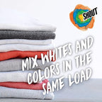 Shout Color Catchers for Laundry, Allow Mixed Washes, Prevents Color Runs and Maintains Original Clothing, 24 Count - Pack of 12 (288 Total Sheets)