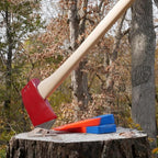COUNCIL TOOL Fallers Single Bit Axe - 5 lb Loggers Axe with 28" Straight Wooden Handle & Forged Steel Head - 50DR28S