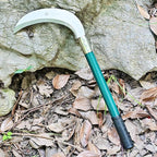 Sickle Knife Brush Clearing Garden Tool with Carbon Steel Blade for Yard Work, Weeding