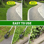 BlumWay 67 Inch Rotary Wheel Edge Trimmer, Rotary Shears, Manual Sidewalk Edgers, Length 23.6" to 67", Heavy Duty Stainless Steel Handle with Sharp Blades/Gloves